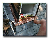 Dormer on Slate Roof Copper Flashing